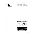 NAKAMICHI ZX7 Instrukcja Serwisowa