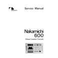NAKAMICHI 600 Instrukcja Serwisowa