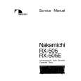 NAKAMICHI RX505/E Instrukcja Serwisowa