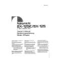 NAKAMICHI BX125 Instrukcja Obsługi