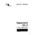 NAKAMICHI BX2 Instrukcja Serwisowa