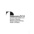 NAKAMICHI ZX-9 Instrukcja Obsługi